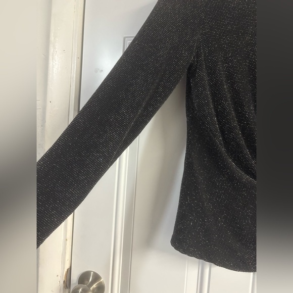 Express Elegant Black Twist-Front Top✨ - Picture 3 of 7